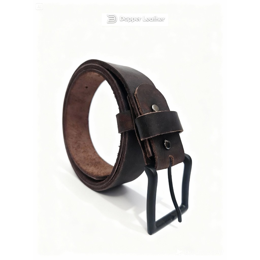 Ikat Pinggang Kulit Dapper Leather Crazy Horse Belt BV116