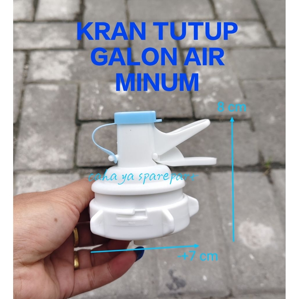 KRAN TUTUP GALON AIR MINUM MANUAL PUTER- TEKAN