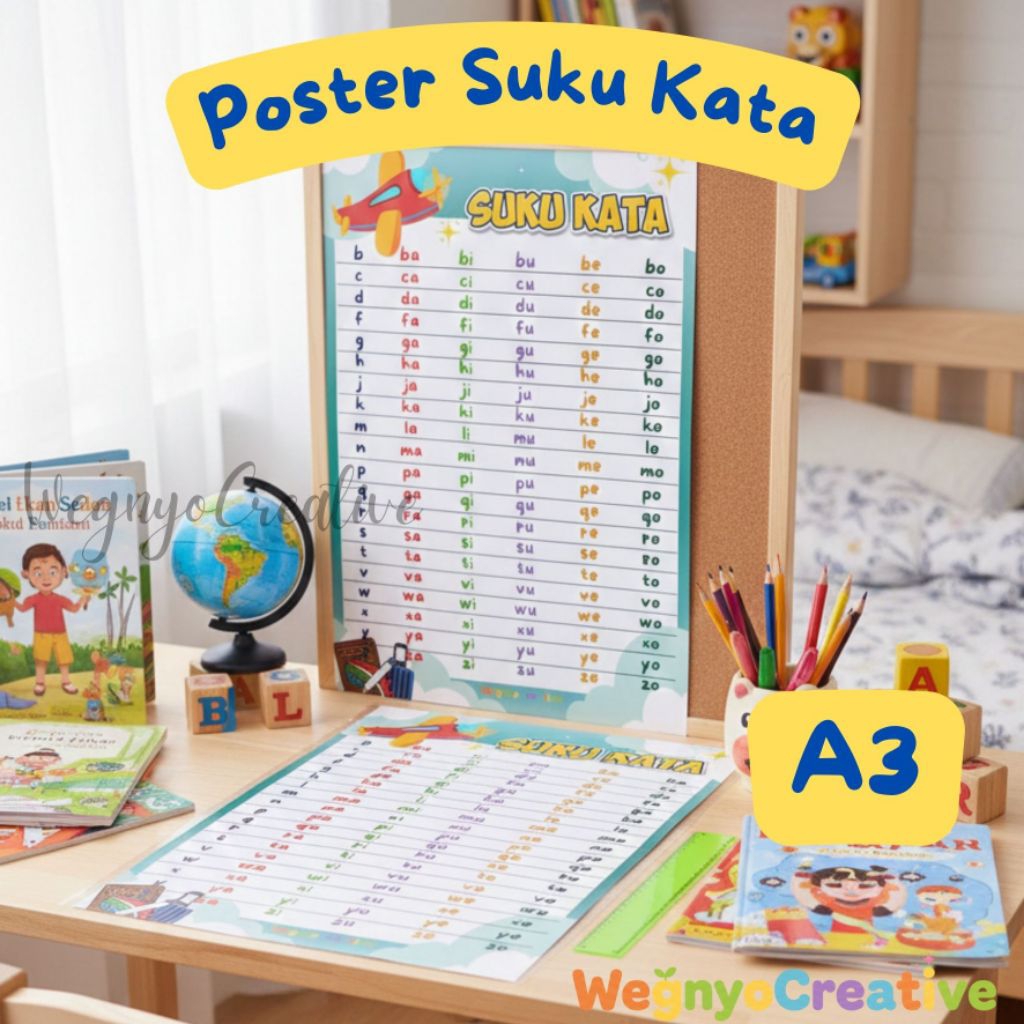 WegnyoCreative-Poster Edukasi Suku Kata