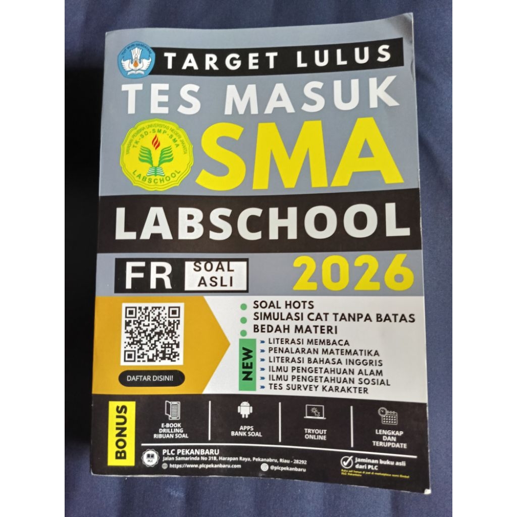 Buku bekas Tes Masuk SMA Labschool 2026