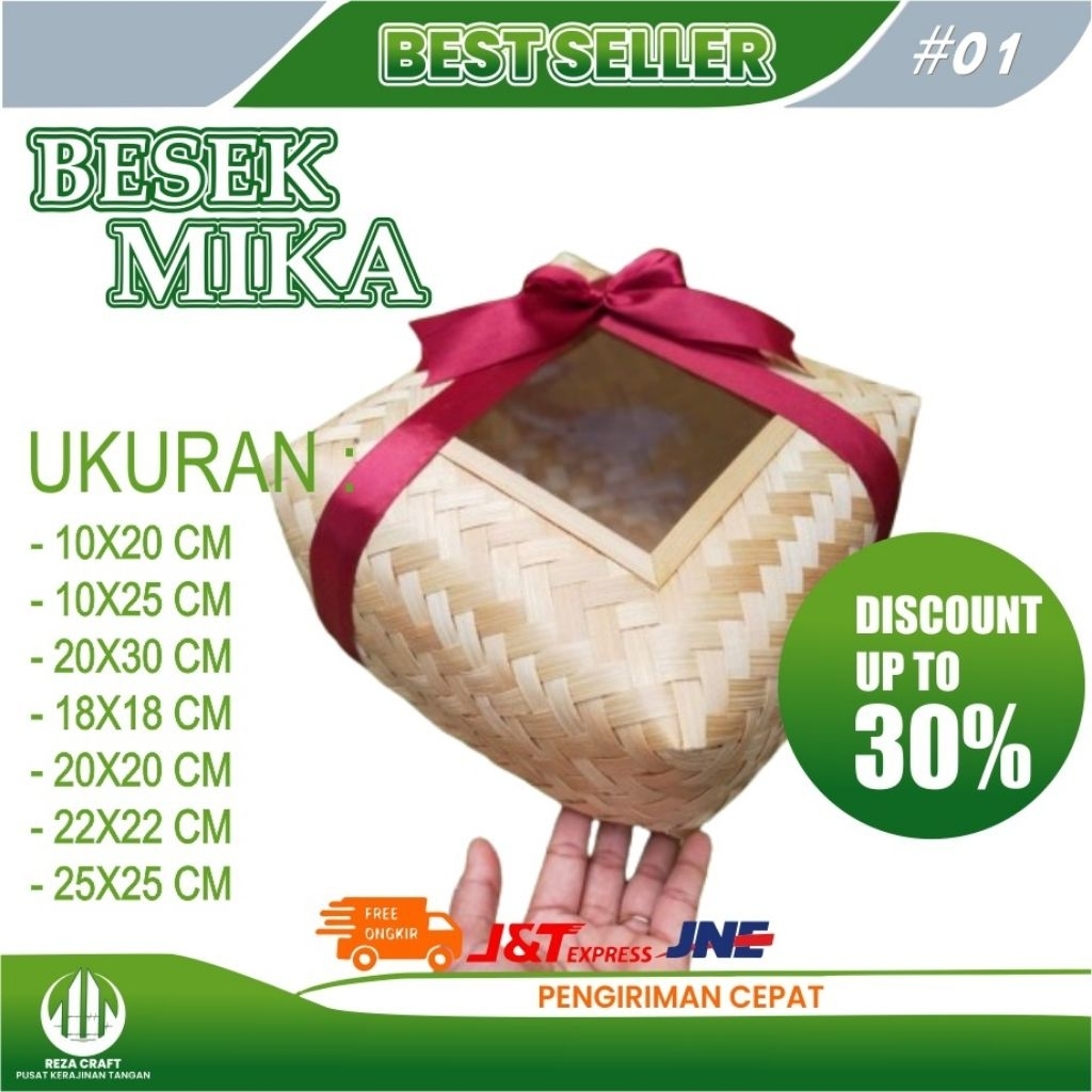 BESEK MIKA |BOX MAKANAN |BOX SESERAHAN |HAMPERS LEBARAN |PARCEL NIKAHAN-DUS UNIK-PACKAGING