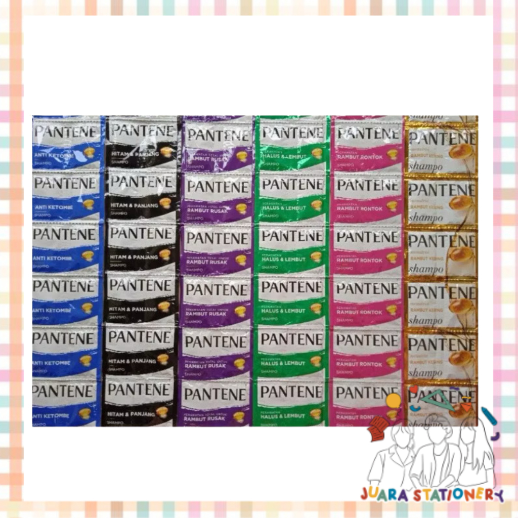Pantene Shampoo Sachet 12 sachet x 10ml  / Shampoo Sachet Sampo