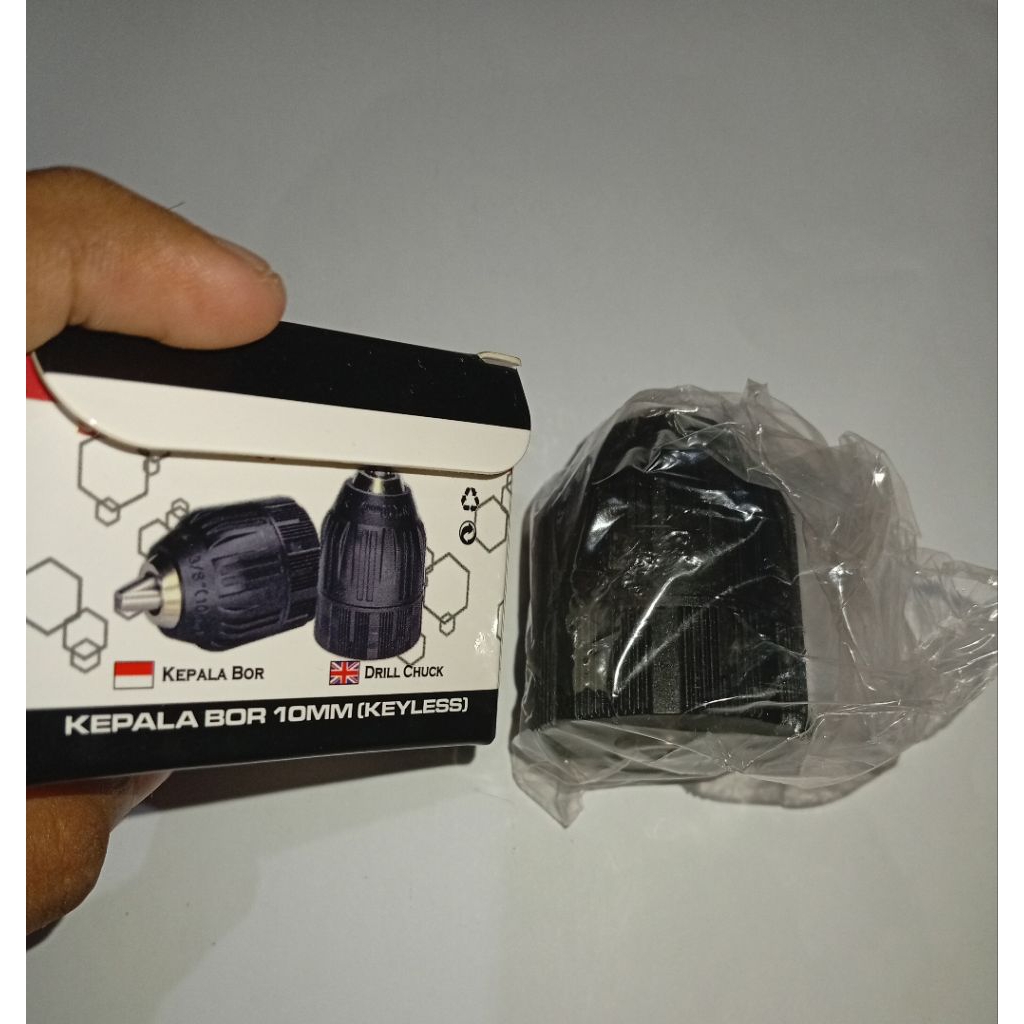 NRT-PRO Kepala Bor 10mm 3/8" Keyless Drill Chuck Cordless Tanpa Kunci