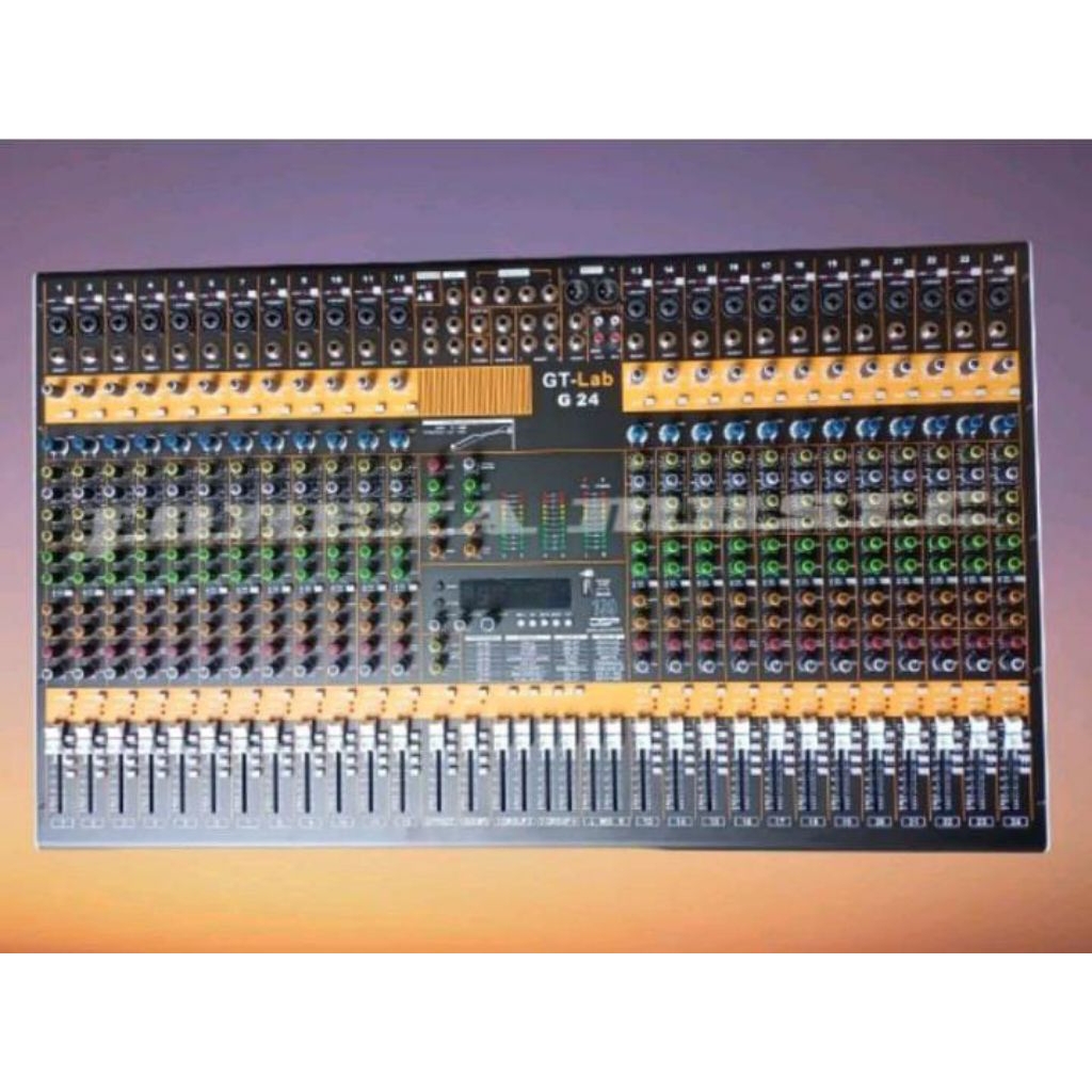 MIXER AUDIO GT LAB 24 PLUS CHANNEL G24 G24 ORIGINAL BY RDW