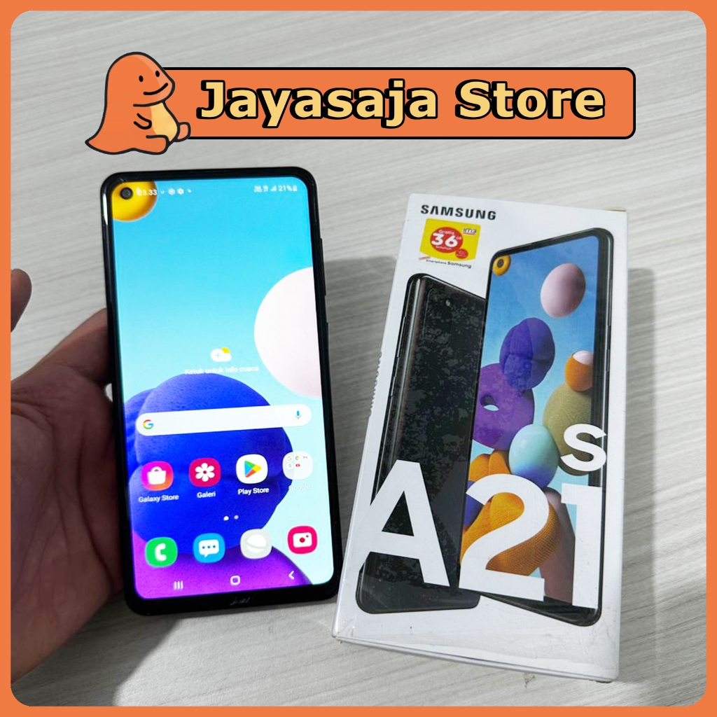 [ SECOND ] Samsung A21s Ram 4/64GB Second Pemakaian Pribadi No Minus