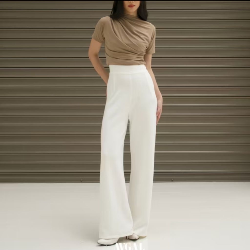 avgal finn long pants putih preloved