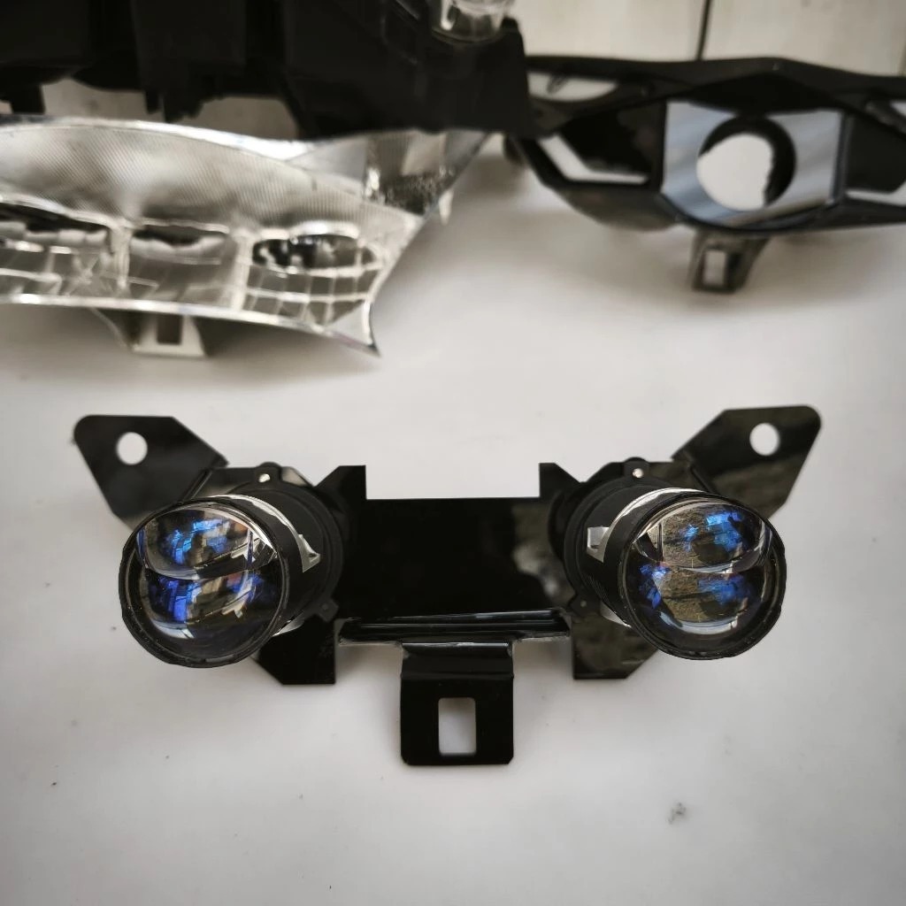 Bracket Breket Biled H4 Dua Lampu Beat Deluxe Gen 2