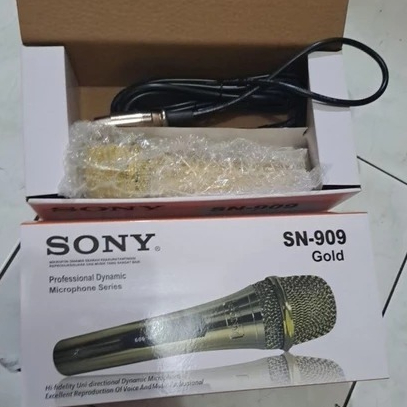 Mic Sony SN-909 Gold Edition/ Mic Kabel