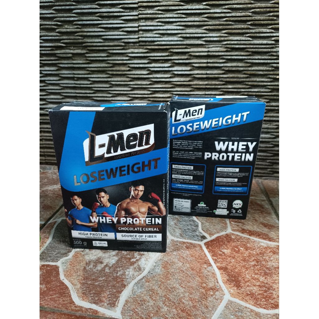 L-Men Lose Weight  Chocolate Cereal 12sch - Whey Protein - Susu Tinggi Protein Bantu Jaga Kesehatan 