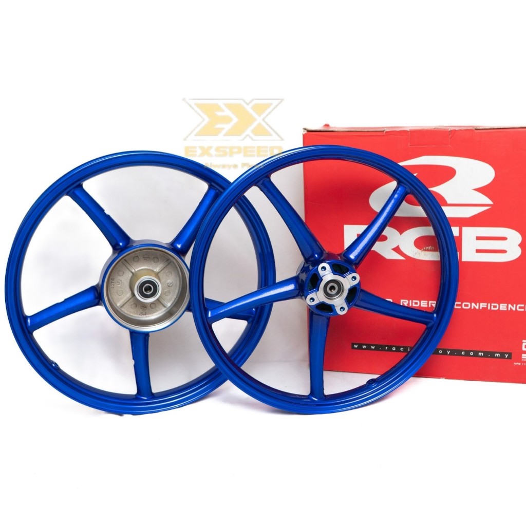 RCB SP522 VELG RACING RCB JUPITER Z VEGA R F1ZR RX KING LAGENDA Z GOLD BLUE GREY REPAINT (01S0275G)