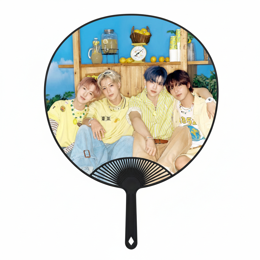 CUSTOM 10PCS CUSTOM HAND FAN KIPAS TANGAN MURAH