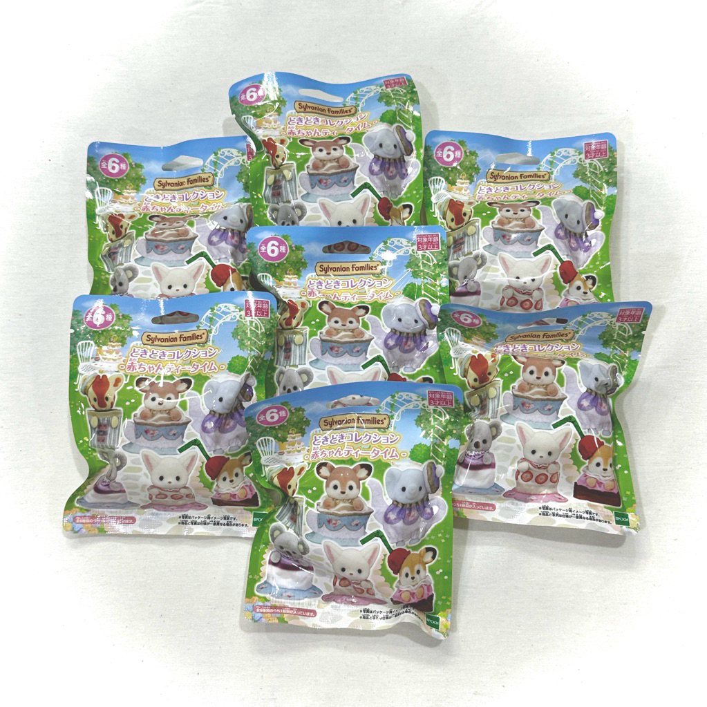 (NEW) Sylvanian Families Blind Bag Tea Time Milky Way Flower Garden Marine Fruit Craddle Fast Food B