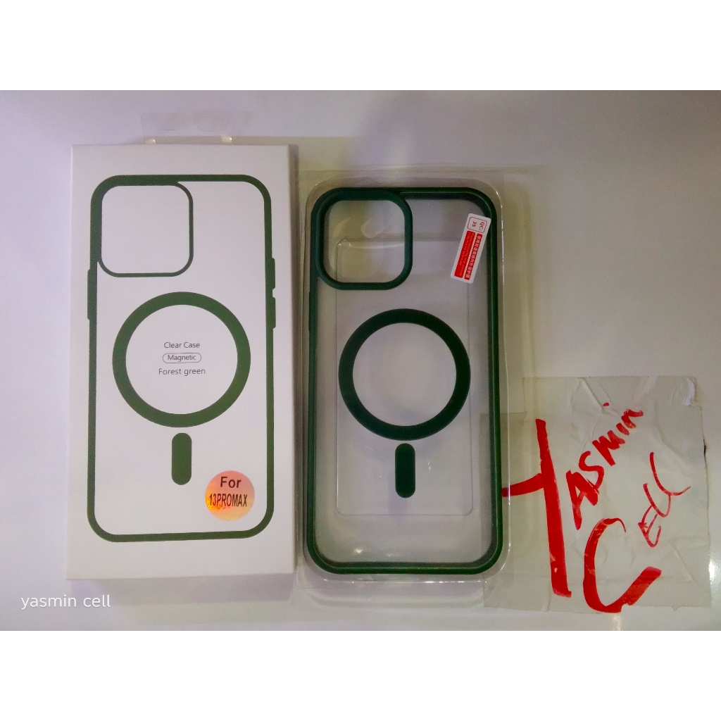 Magsafe RAINBOW Clear Case Magnetik IPHONE 13PROMAX