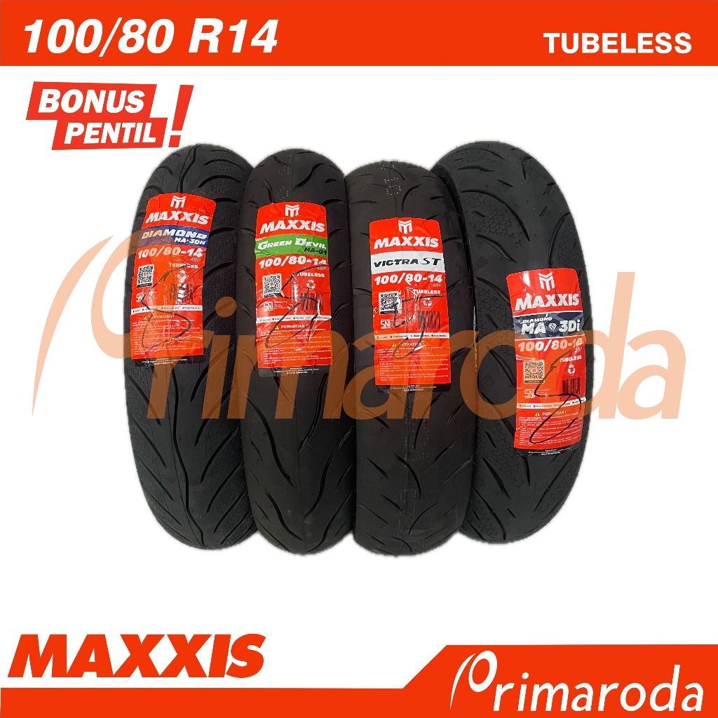Ban Belakang Yamaha X-Ride 125 Tubeless MAXXIS 100/80 Ring 14