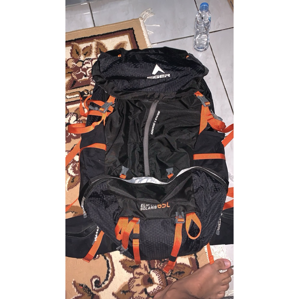 Eiger eliptic solaris 65l second KONDISI 95%