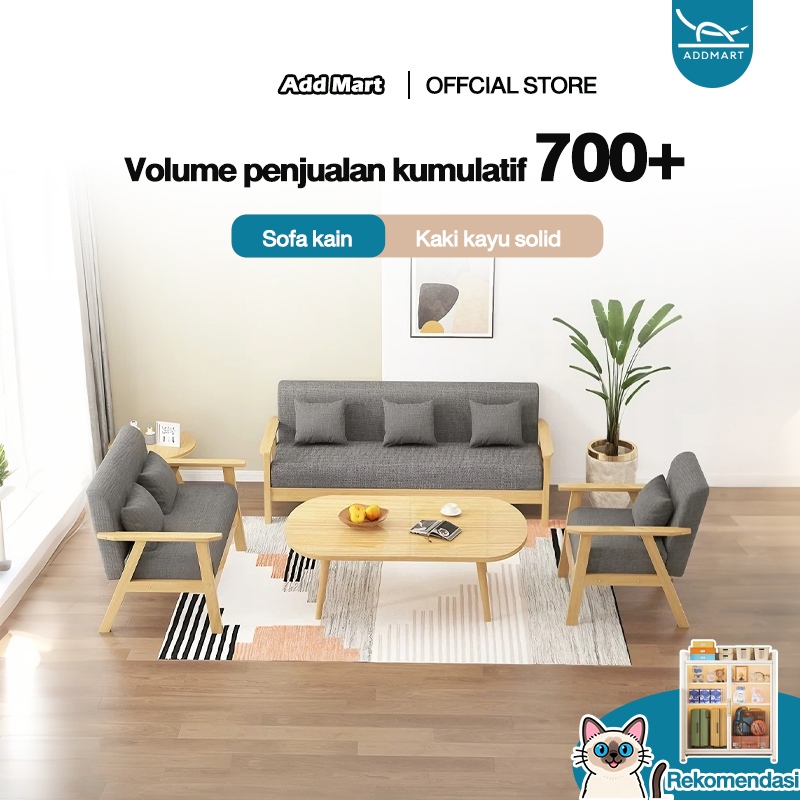 ADD Sofa Ruang Tamu Minimalis Kursi Ruang Tamu Sofa Santai Sofa bed 3/2/1