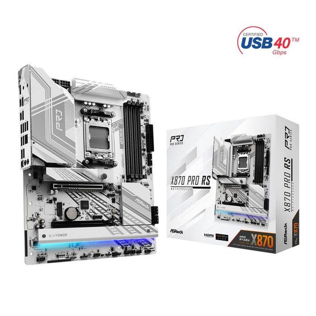 ASRock X870 Pro RS | Motherboard AM5, AMD X870, DDR5, USB3.2 Type-C, SATA3