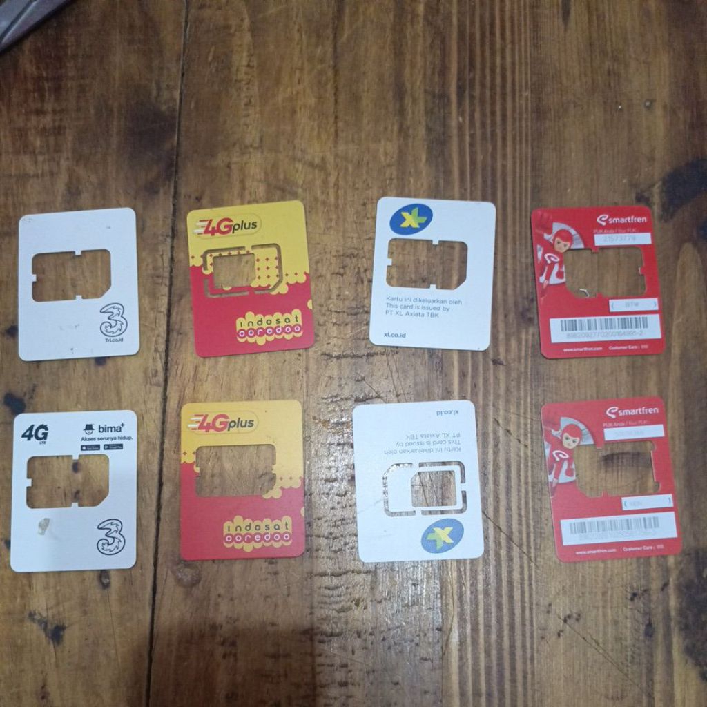 Bekas tempat sim card
