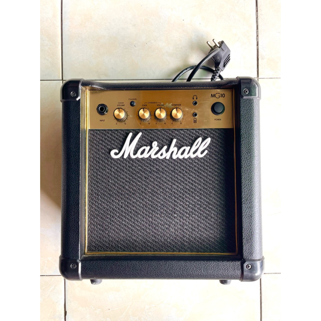 Ampli Gitar Elektrik dan Akustik Marshall Mg10 Gold Original