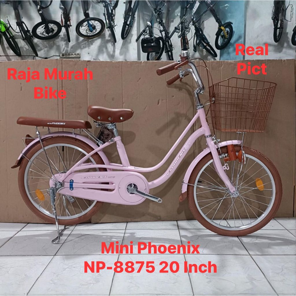Sepeda Perempuan Keranjang Mini 20 Inch Phoenix 8875 Terbaru sepeda Phoenix 8875 20 Inch