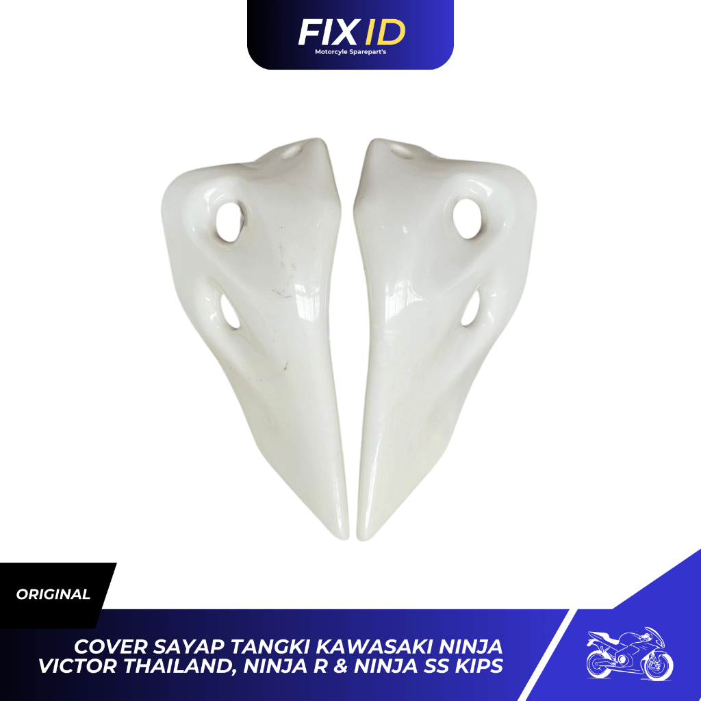 Cover Sayap Tangki Kawasaki Ninja Victor Thailand, Ninja R & Ninja SS KIPS - New Original (Baru)