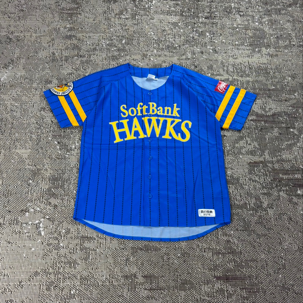 JERSEY BASEBALL SOFTBANK HAWKS, size L