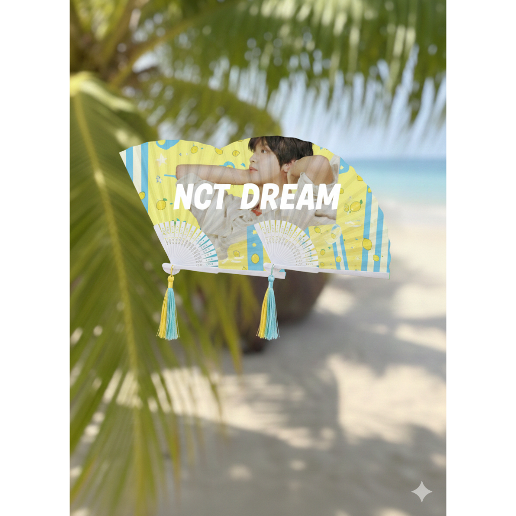 MINIMAL 200PCS CUSTOM HAND FAN MURAH