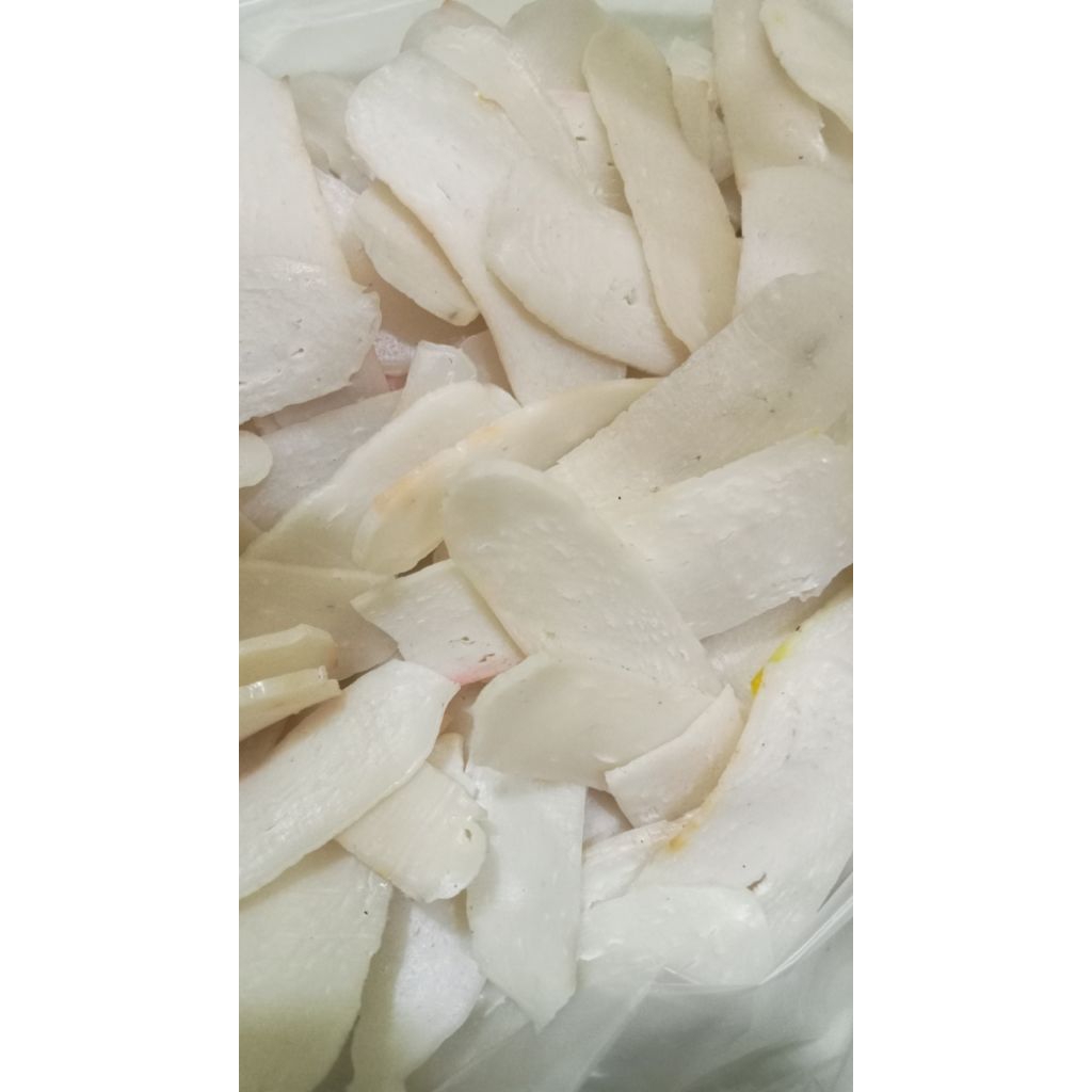 kerupuk ikan tenggiri original/kerupuk mentah 1kg/kerupuk tenggiri 100%original ikan tenggiri