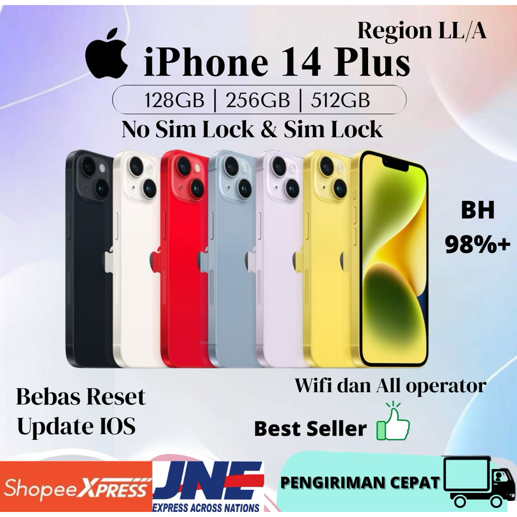 IP 14 & 14 PLUS SECOND MULUS ORIGINAL BERGARANSI