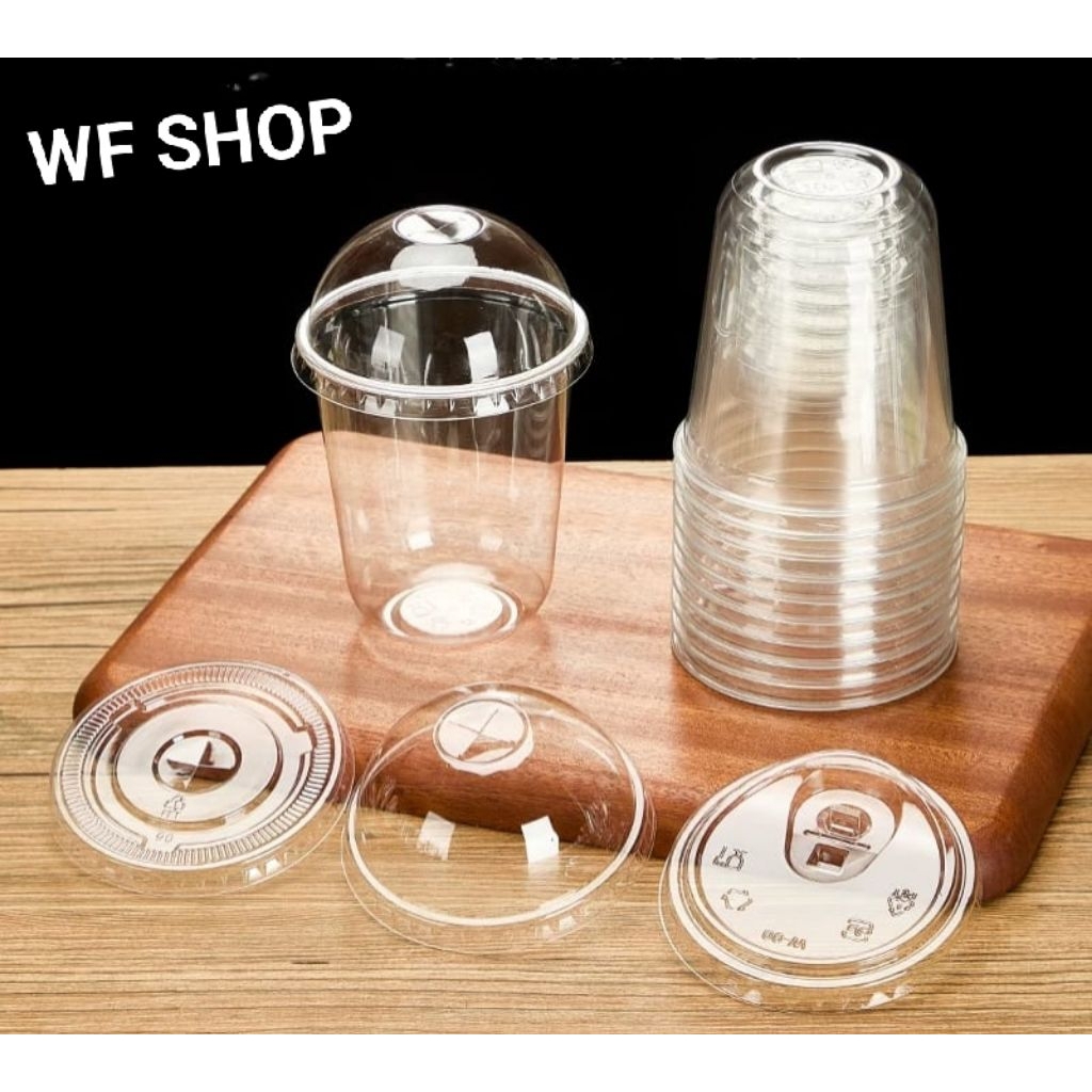 Gelas Plastik Jumbo 22 Oz 22ov Isi 50pcs / 22 Oz Oval Gelas Es Teh