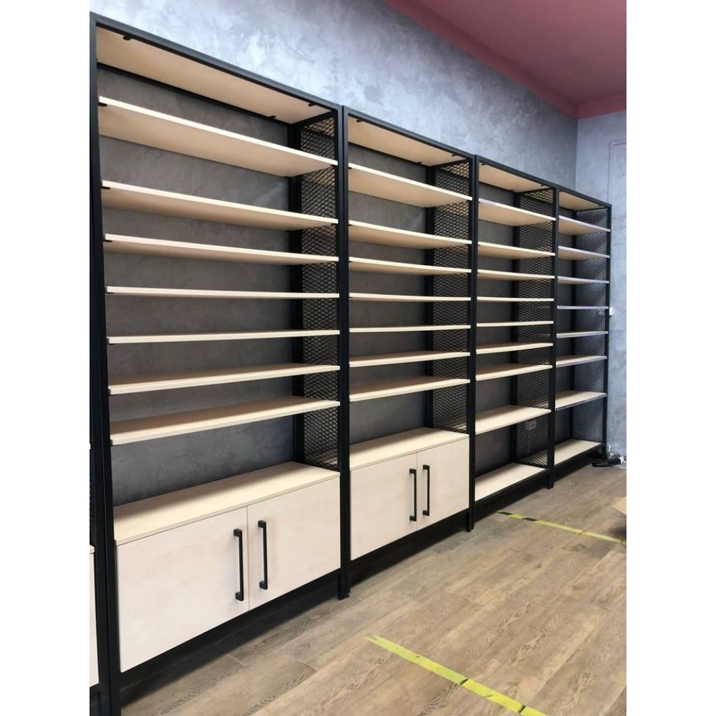 Rak Susun Rak Display Panjang 4 Meter Rak Jumbo