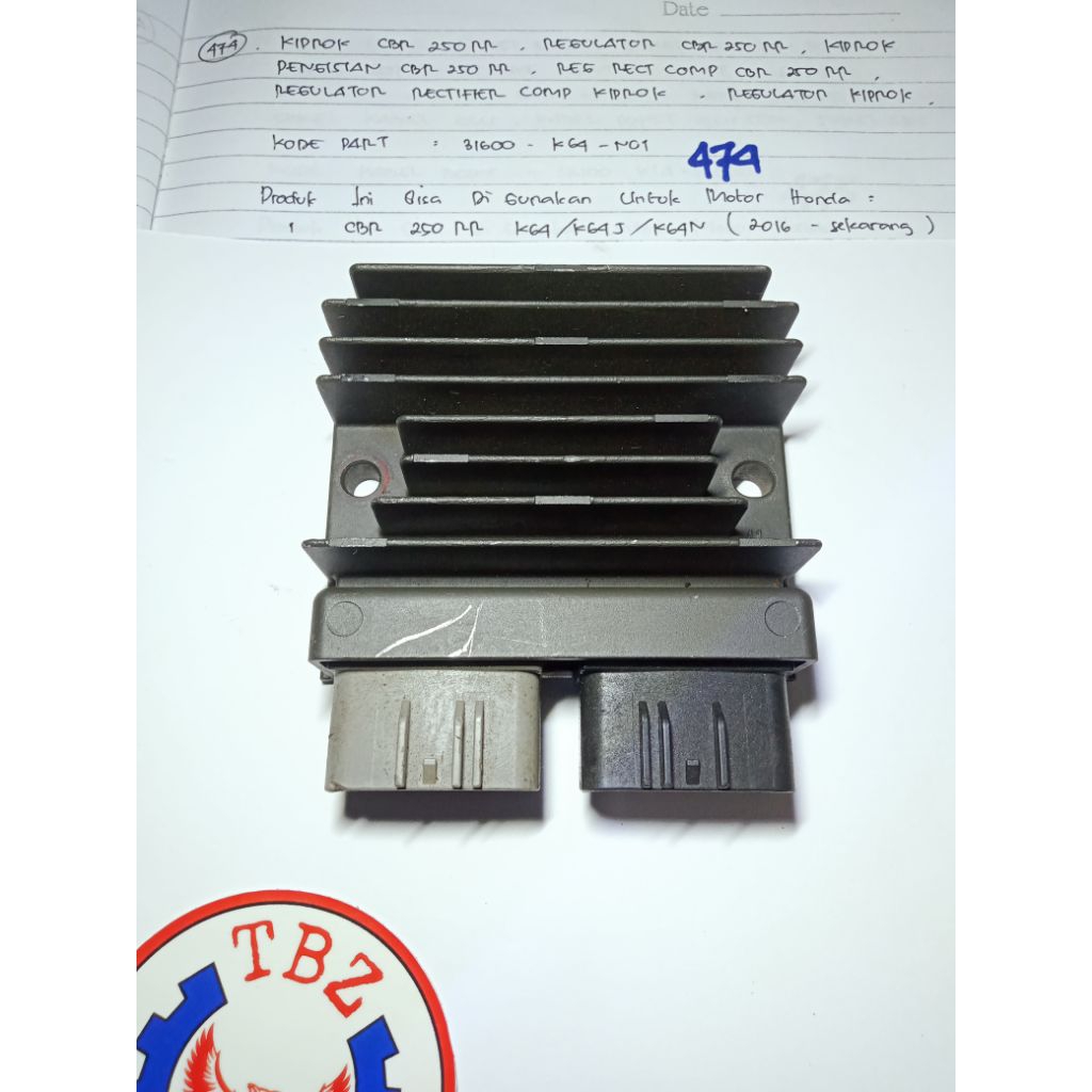 kiprok cbr 250rr regulator cbr 250rr kiprok pengisian cbr 250rr reg rect comp cbr 250rr regulator re