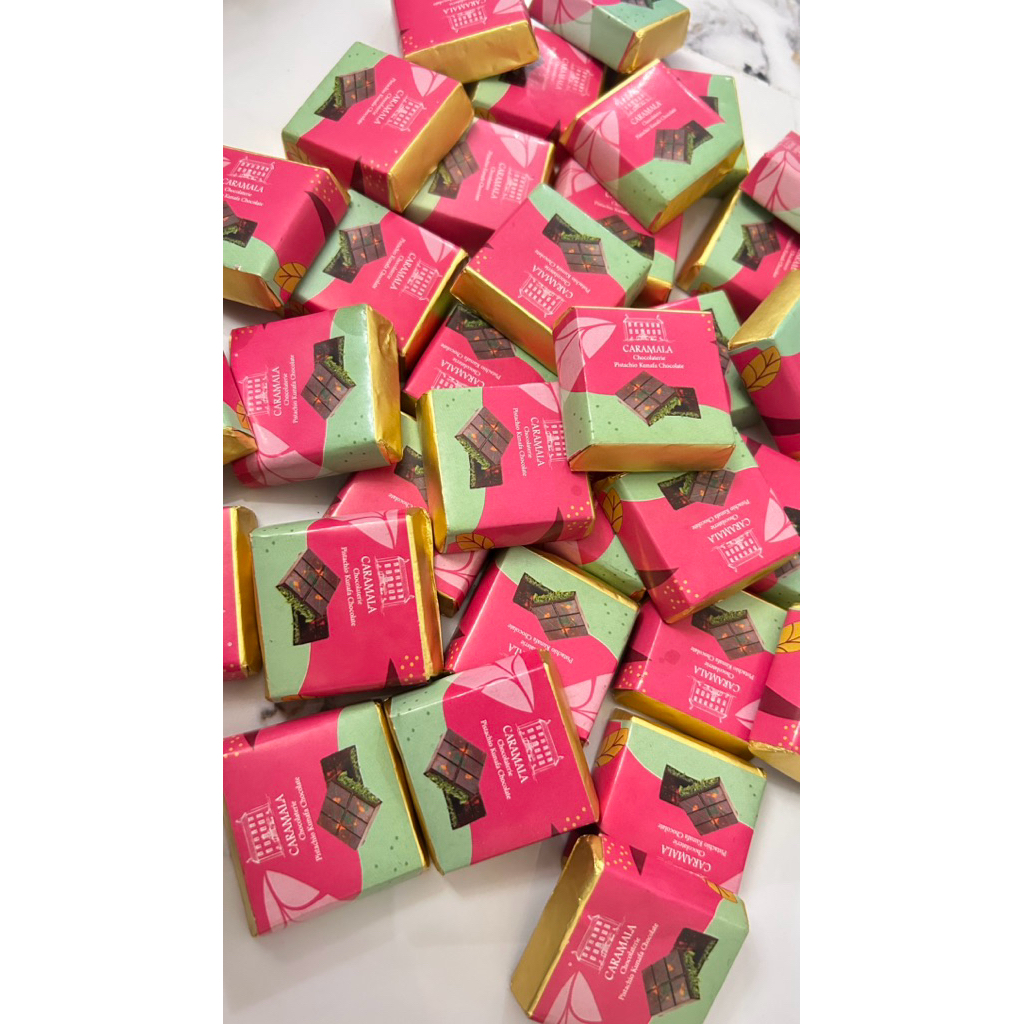 Coklat Dubai Mini / Coklat Pistachio Kunafa / Coklat Viral Dubai