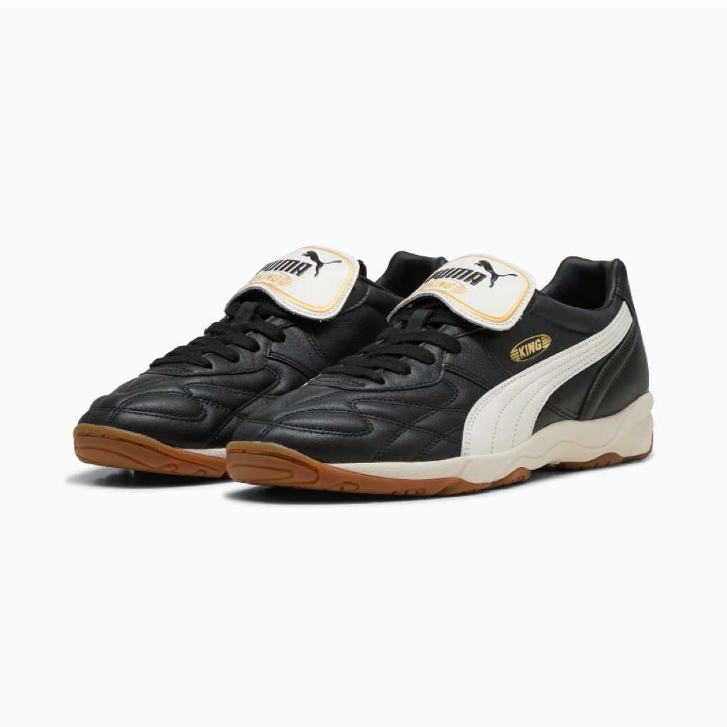 Puma King Indoor Black White