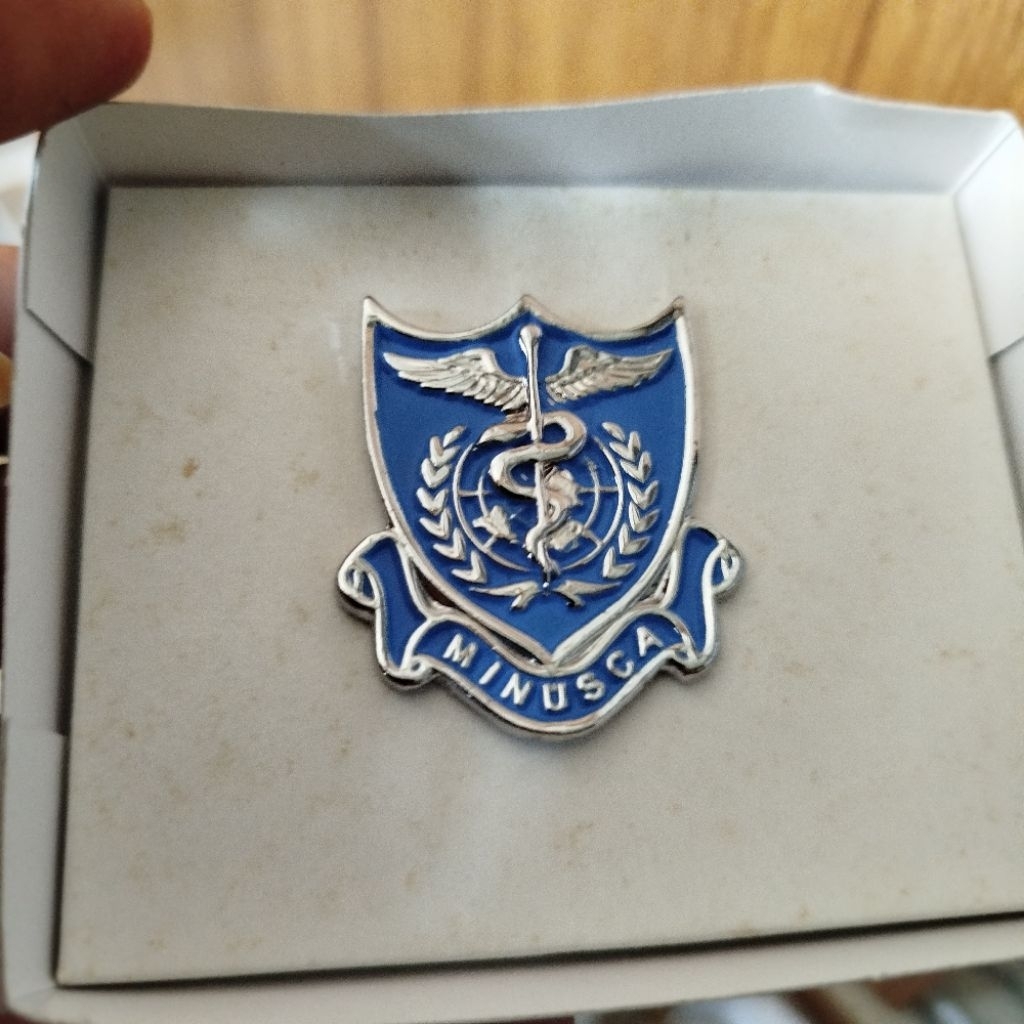 brevet pin kesehatan minusca