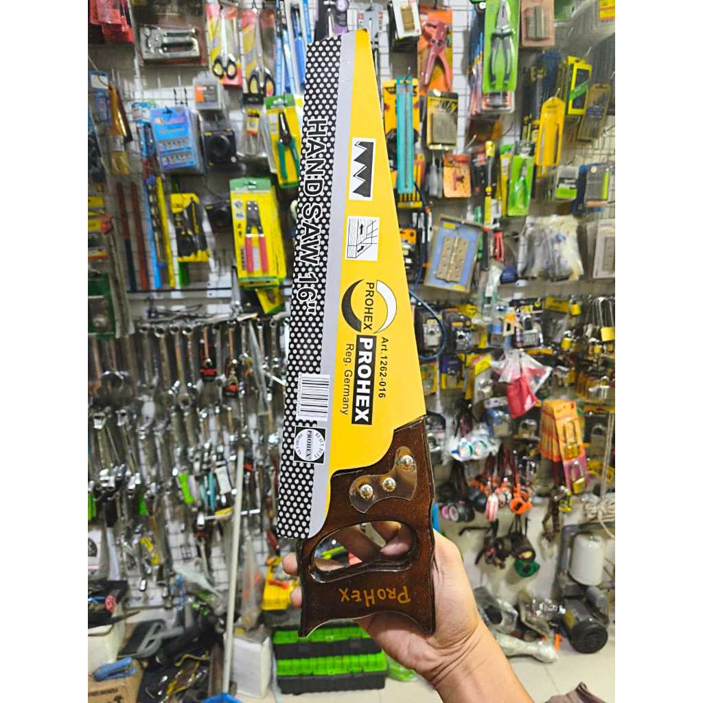 Gergaji Kayu Tangan 14" HASSTON PROHEX / Hand Saw 16  Inch Gergaji Ganggang Kayu Fiber HASTON PROHEX