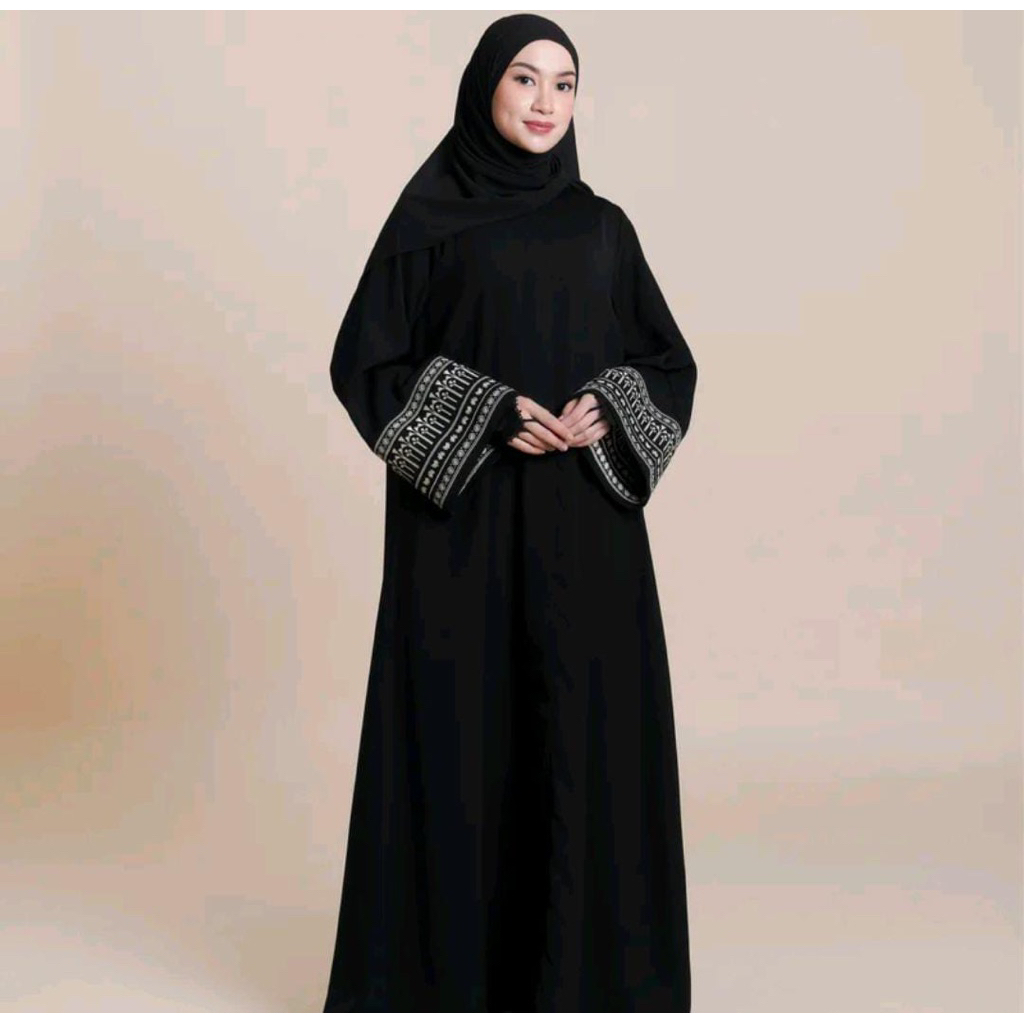 Abaya bordir hajar elzatta gamis elzatta