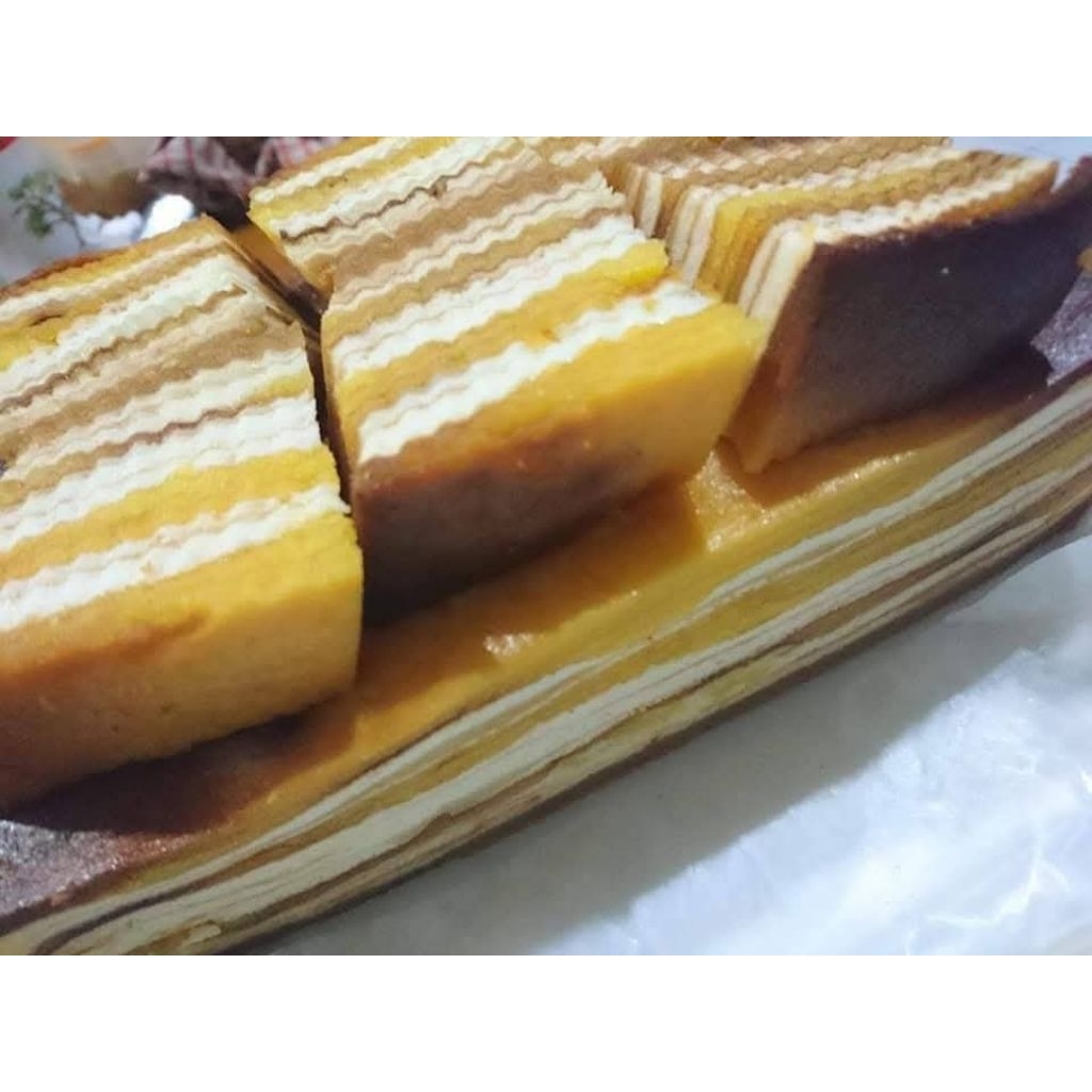 Lapis susu / lapis legit mix lapis putih telur lapis kalimantan