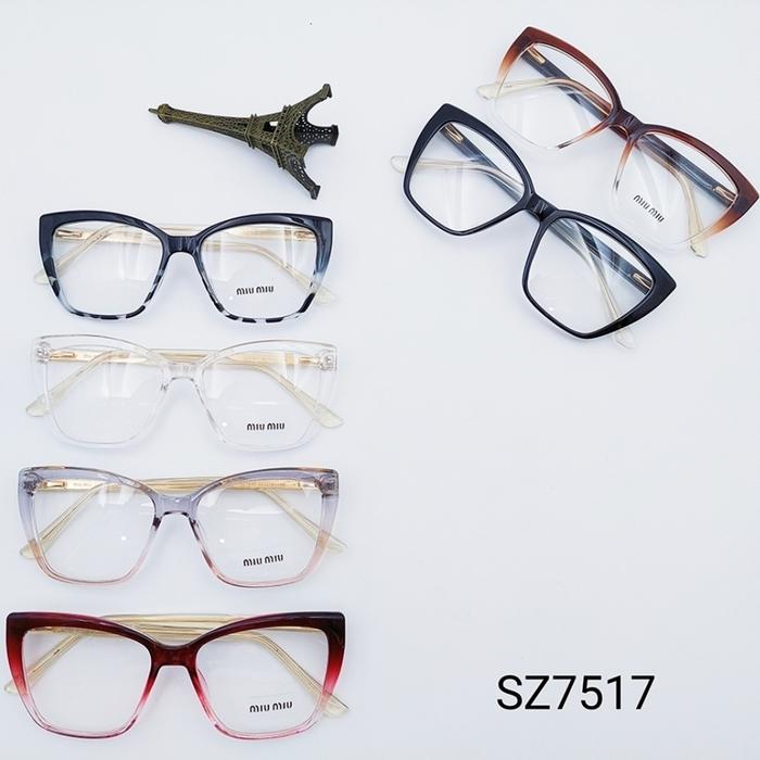 frame kacamata cat eye wanita dengan batang frame per