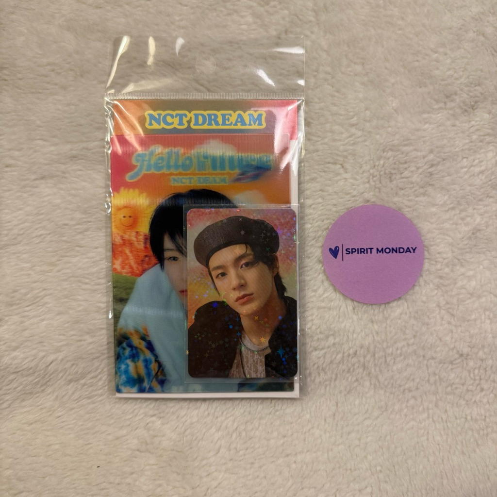 NCT DREAM HELLO FUTURE JENO 3D LENTICULAR CARD + PHOTOCARD SET