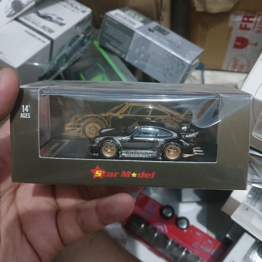 Star Model RWB 930 GT Wing Porsche Stella Artois Chrome