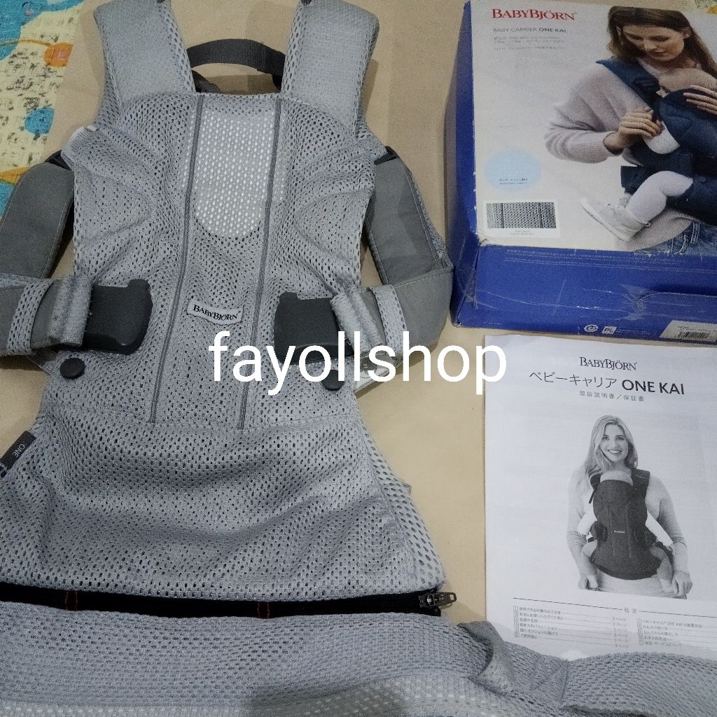 Gendongan Baby Bjorn 3D Mesh Original Lengkap Box