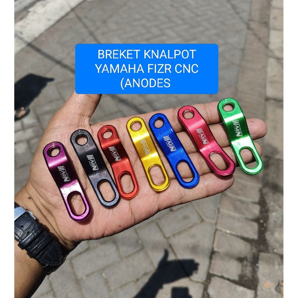 PANGKON/BRACKET KNALPOT AHM VND APIDO YAMAHA FIZR FIZ FORCE 1