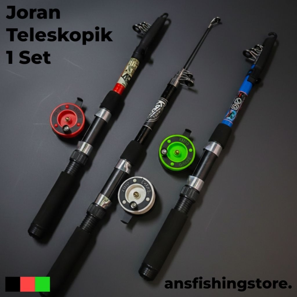 VIRAL 1 Set Joran Pancing 150 Antena Teleskopik Ring Keramik Murah