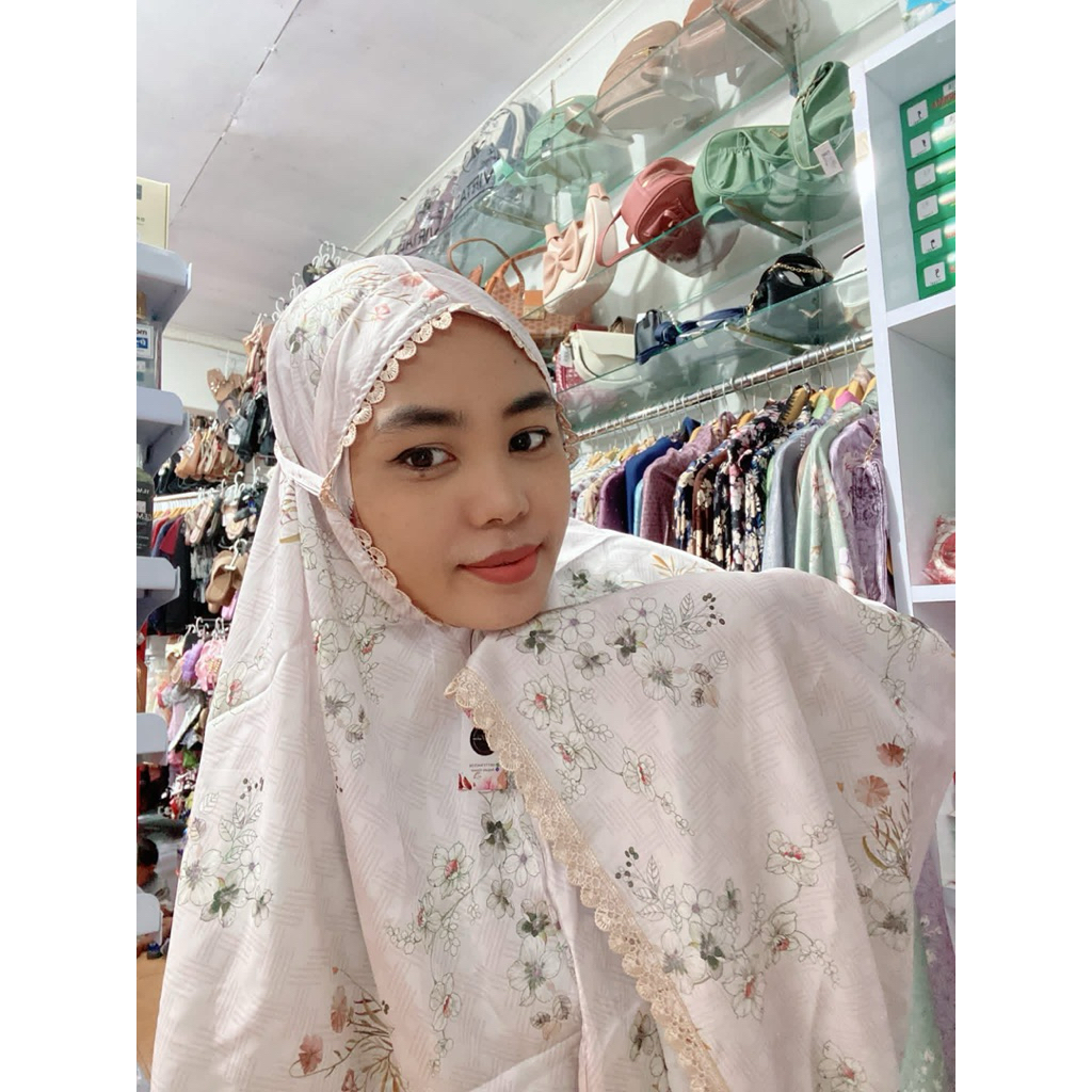 Mukena Armany Silk Premium - Nyaman, Ringan, dan Elegan