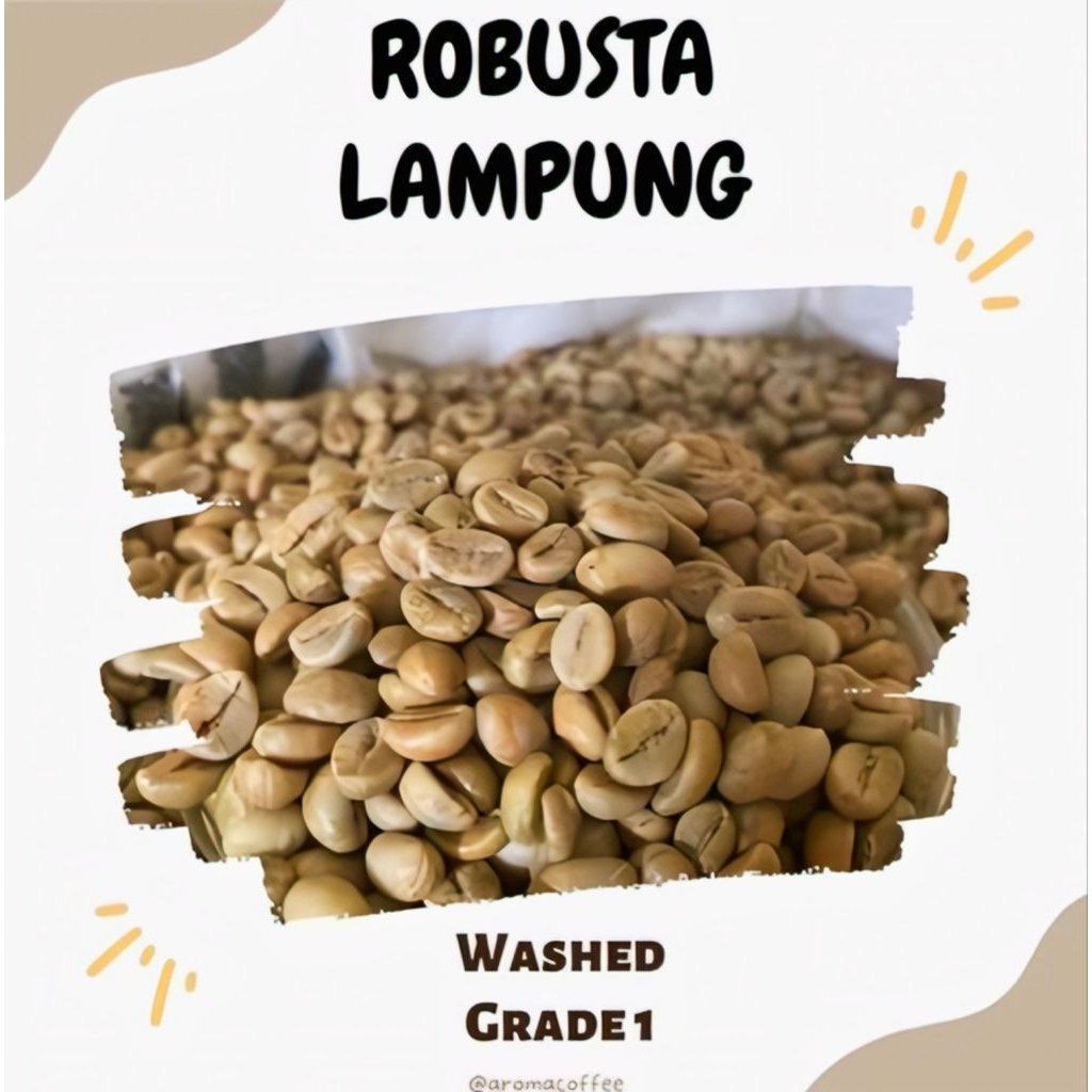Kopi Robusta Green Bean Lampung 1 Kg
