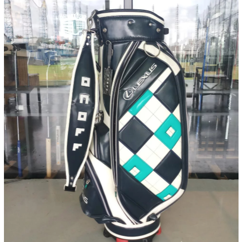 Titis Golf | LEXUS Onoff Golf Staff Bag - Navy / White