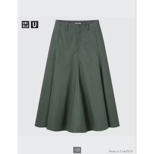 Rok Uniqlo Flare Army