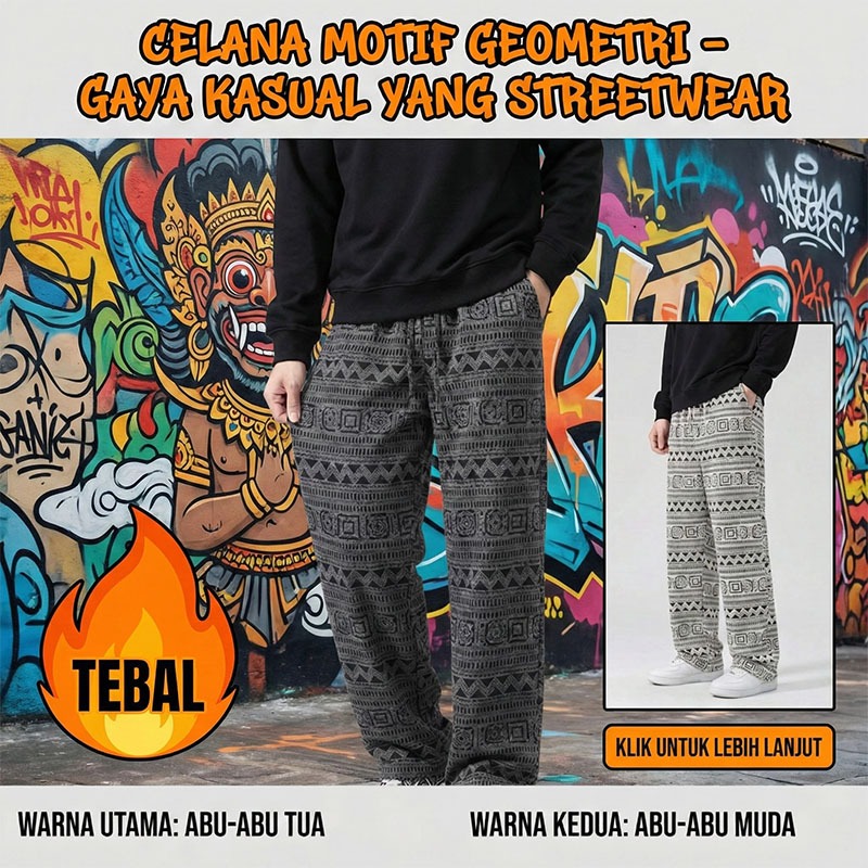 Celana panjang pria skena,Celana pria baggy,celana pria gombrong, celana panjang pria korea style,ce
