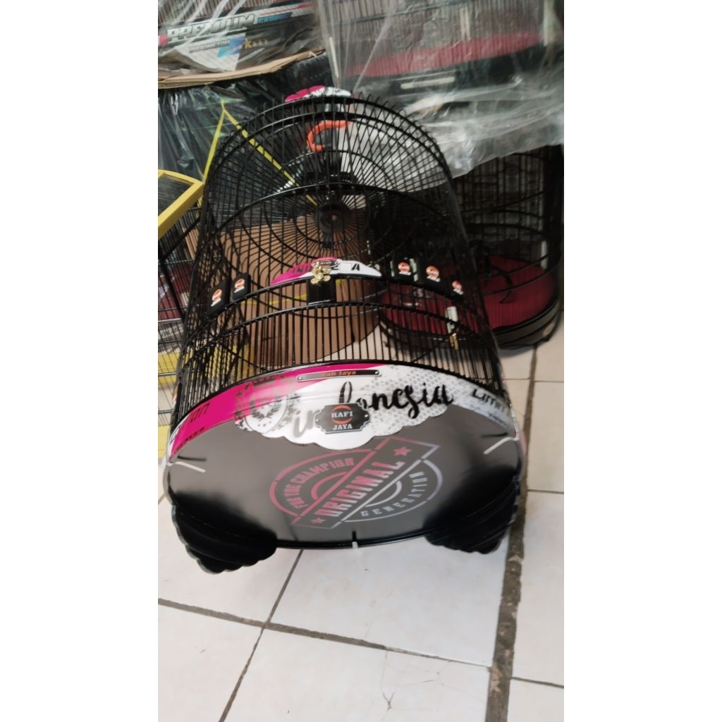 sangkar murai no. 2&3 Rafi jaya decal airbrush  tebok  bambu